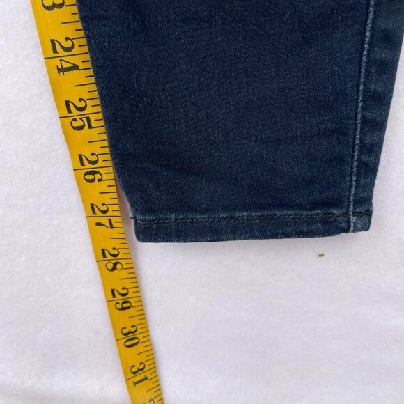 7 For All Mankind High Waist Ankle Gwenevere Dark Wash Skinny Jeans Size 28 Fall - Picture 8 of 8